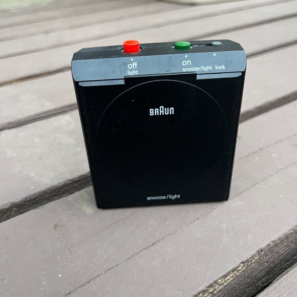 BRAUN Travel Alarm Clock VTG Reflex Controlled Quartz - all functions! Great - Picture 5 of 10